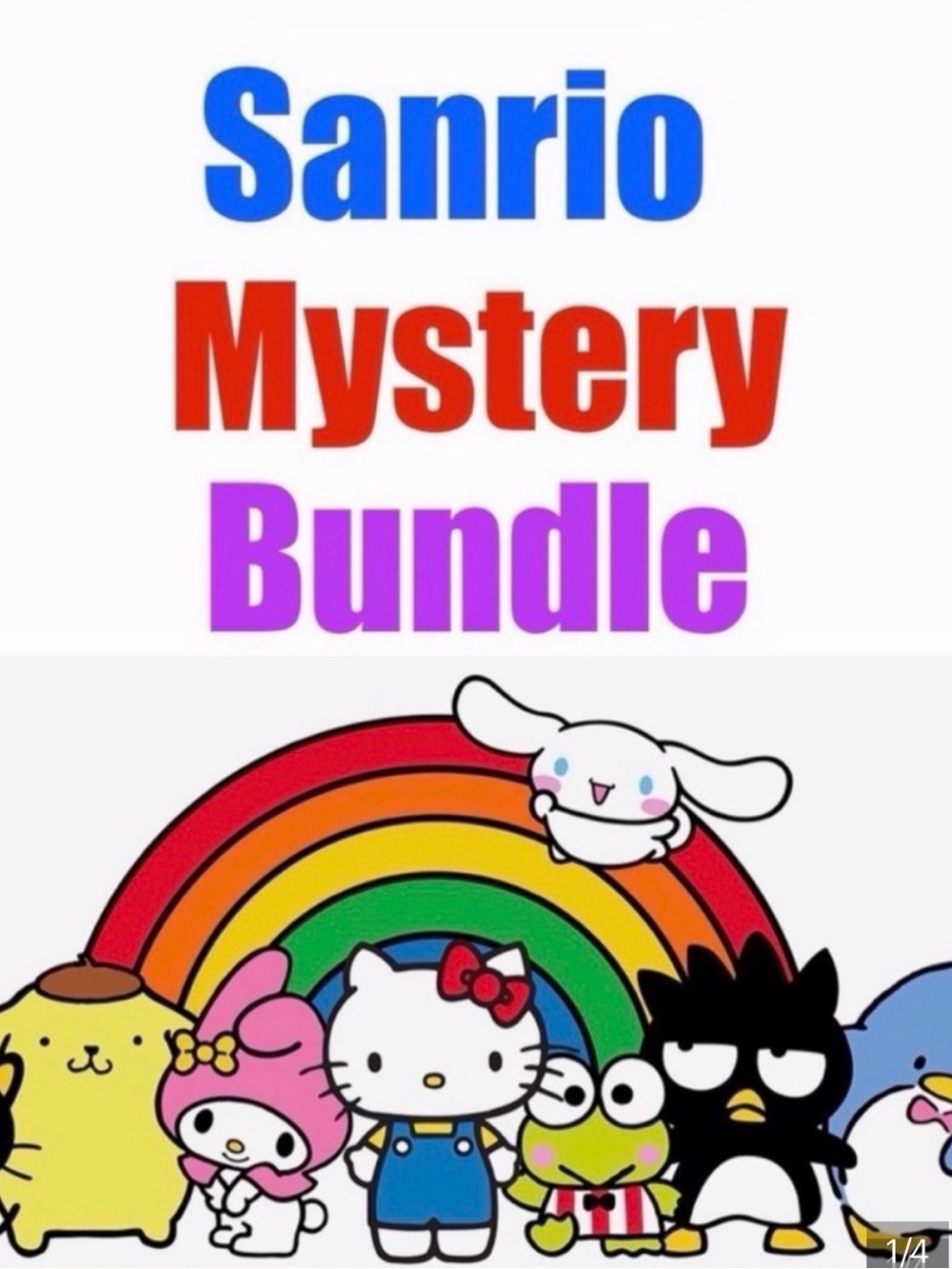 🩷Sanrio 15 Piece MYSTERY BUNDLE - Hello Kitty, Kuromi, My Melody, Cinnamoroll